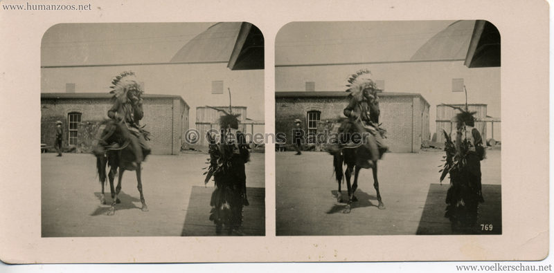 769 Welt-Ausstellung St. Louis 1904 - Indianer zu Pferd