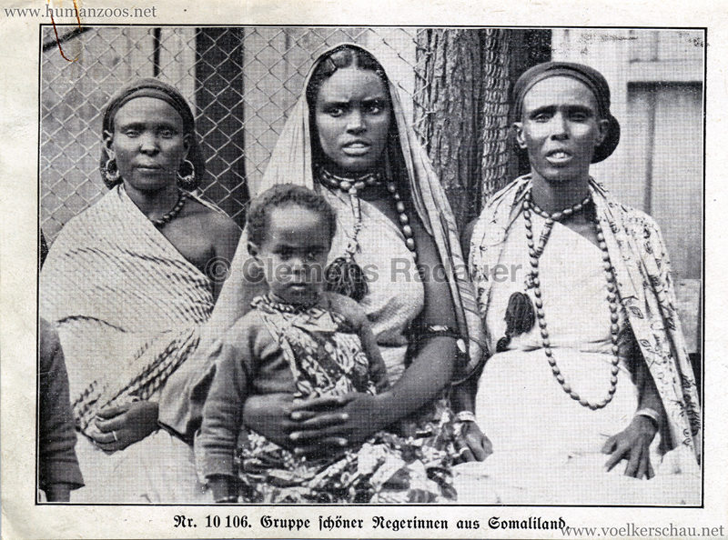 Gruppe schöner Negerinnen aus Somaliland