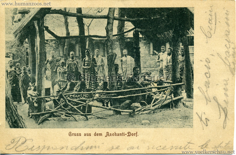 1899 Gruss aus dem Aschanti-Dorf 2
