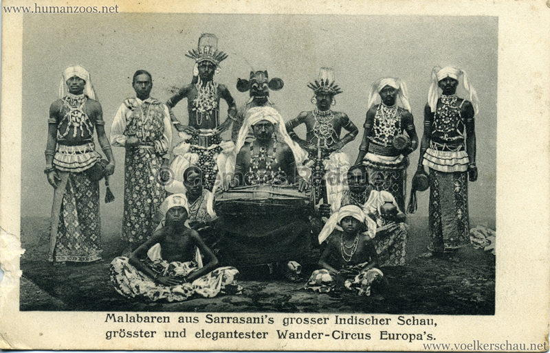 Malabaren aus Sarrasani's grosser Indischer Schau