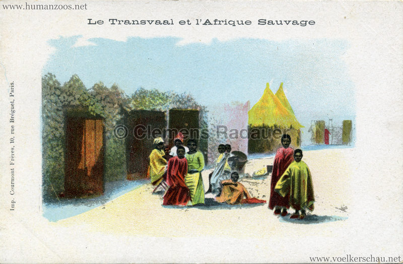 1900 Le Transvaal et l'Afrique Sauvage - 