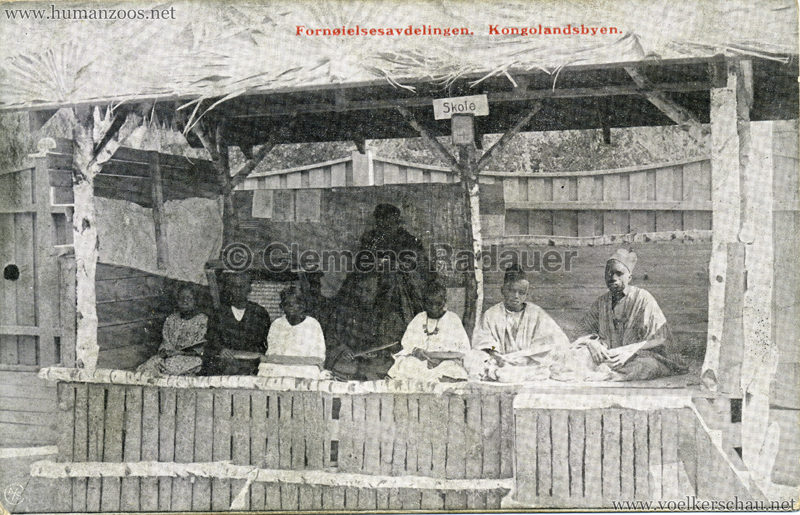 1914 Norges Jubilaeumsutstilling - Fornoielsesavdelingen Kongolandsbyen 1