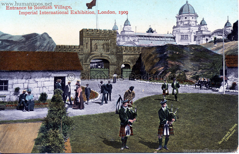 1909 Imperial International Exhibition - Scottish Village - Entrance