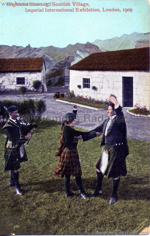 1909 Imperial International Exhibition - Scottish Village - Highland Dancing