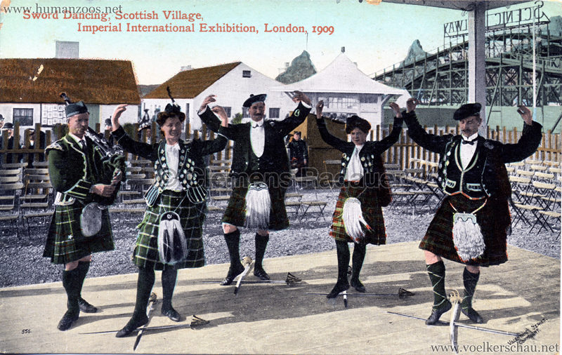 1909 Imperial International Exhibition - Scottish Village - Sword Dancing