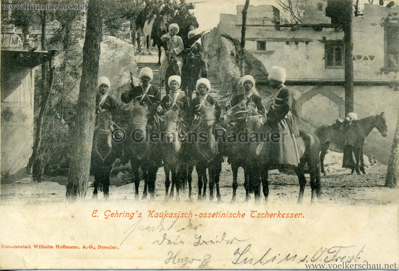 1900 E. Gehring's Kaukasisch-ossetinische Tscherkessen 4 gel. 10.09.1900 VS