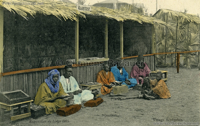1905 Exposition de Liège - Village Sénégalais - Bijoutiers bunt