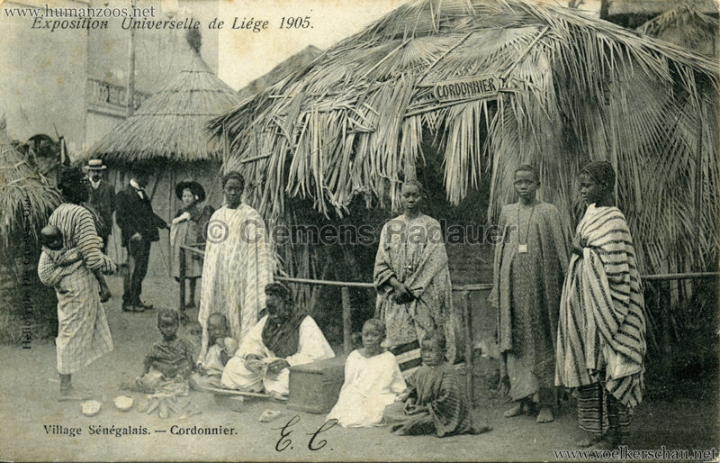 1905 Exposition de Liège - Village Sénégalais - Cordonnier V 2