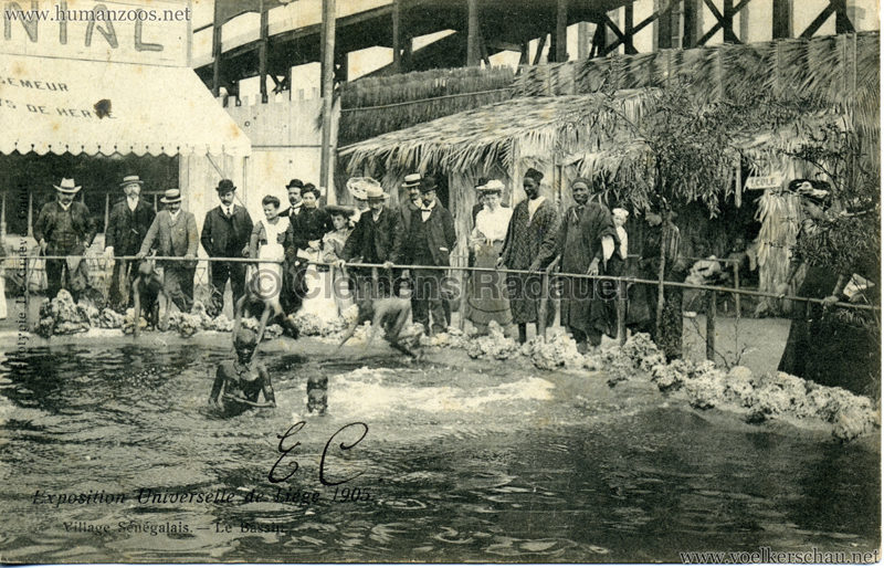 1905 Exposition de Liège - Village Sénégalais - Le Bassin