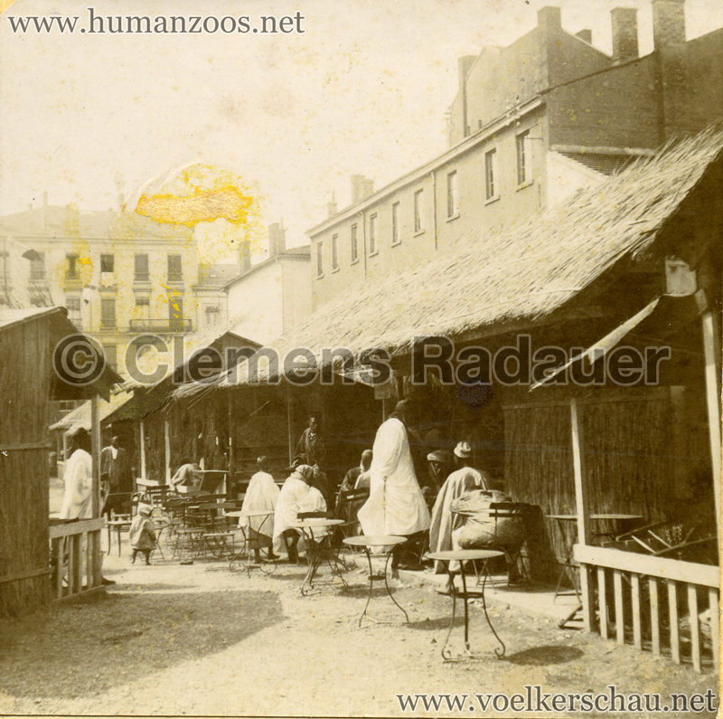 1899 Lyon - Village Sénégalais 2 Detail