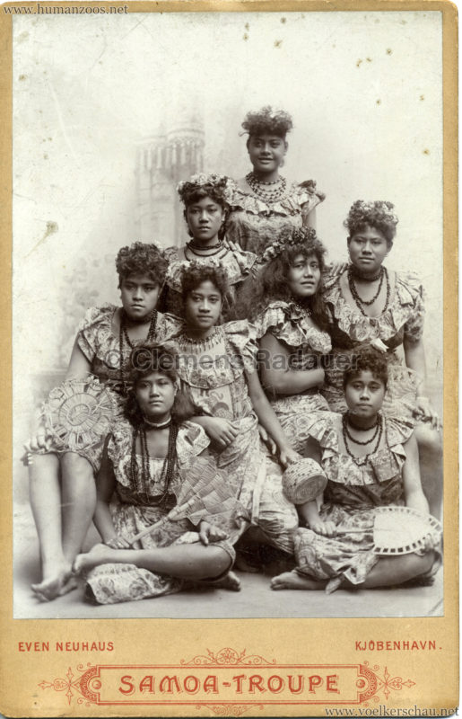 1895:1896 Samoaner-Truppe - CDV 2