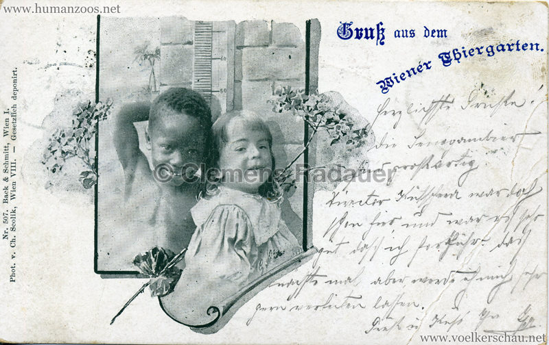 1898 Gruß aus dem Wiener Thiergarten 3 gel. 01.09.1898