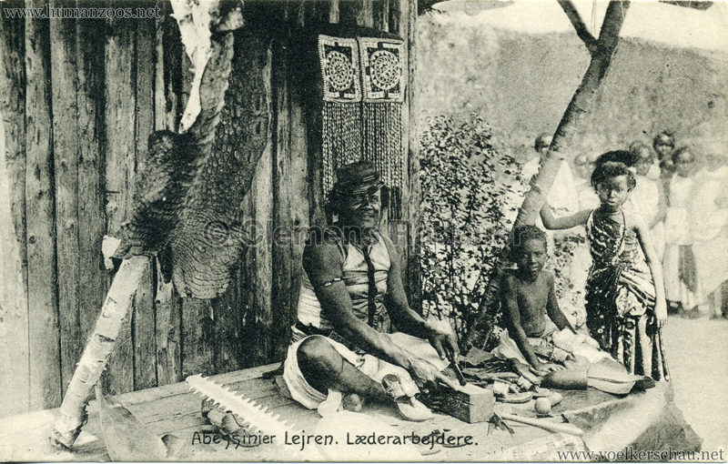 1909:1910 Abessinier Lejren - Laederarbejdere