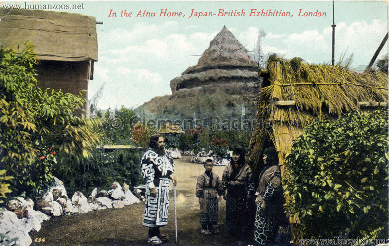 1910 Japan-British Exhibition 694. Japan-British Exhibition - In the Ainu Home VS