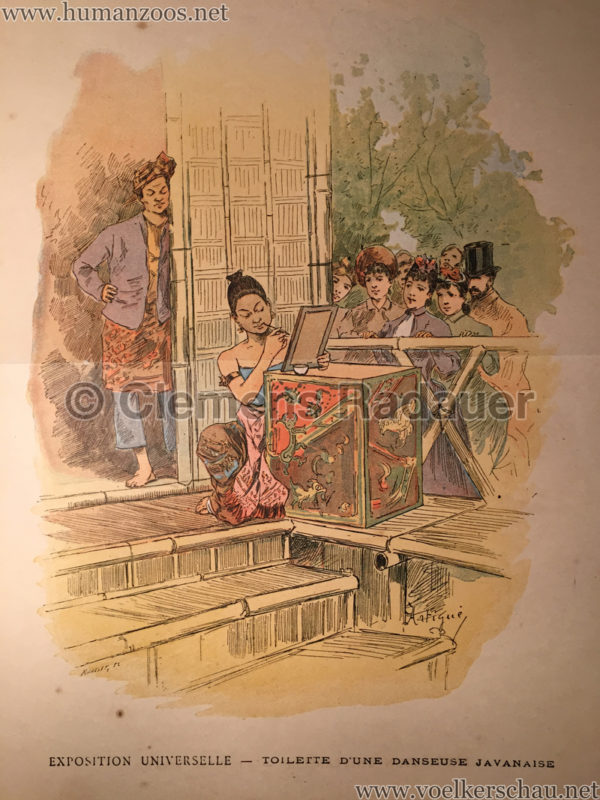 1889 Exposition Universelle Paris - Toilette d'une Danseuse Javanaise