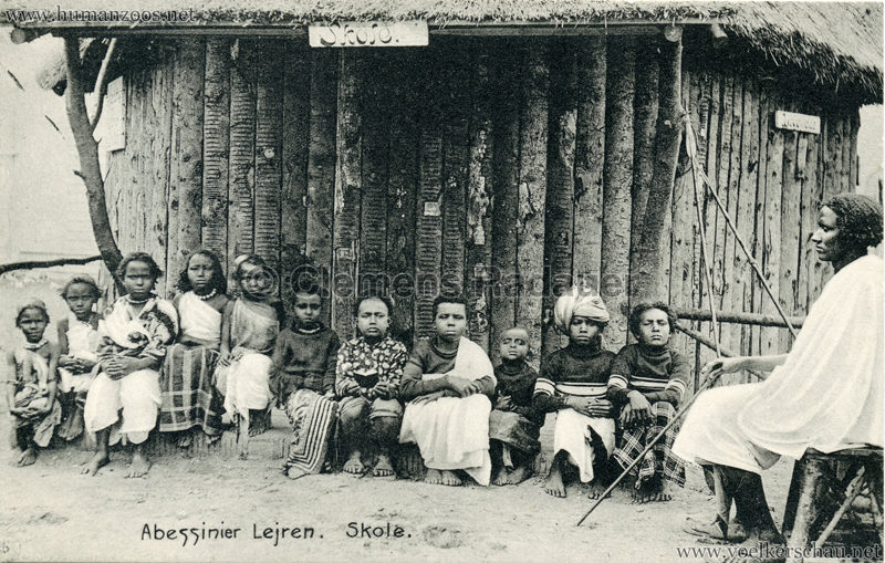 1909:1910 Abessinier Lejren - Skole