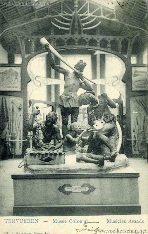 1898 Tervuren Musee Colonial - Musicien Asande