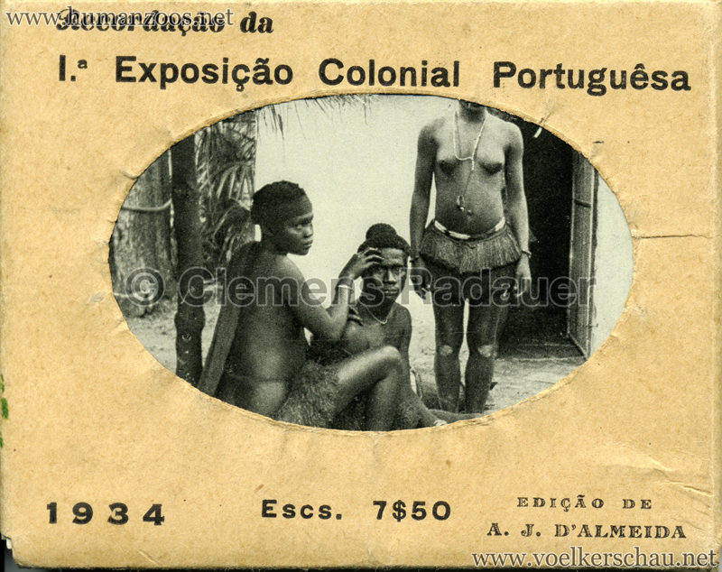 1934 Exposicao Colonial Portuguesa - FOTO HEFTCHEN - 1 COVER