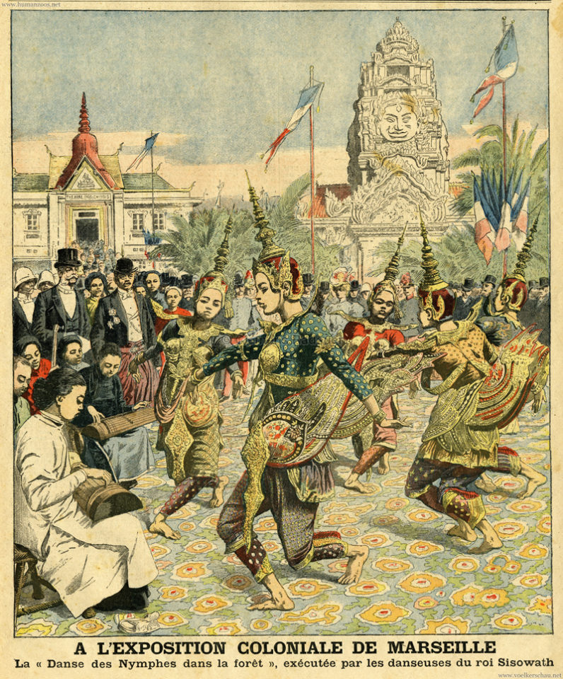 1906 A L’Exposition Coloniale De Marseille (Le Petit Journal) – Human Zoos