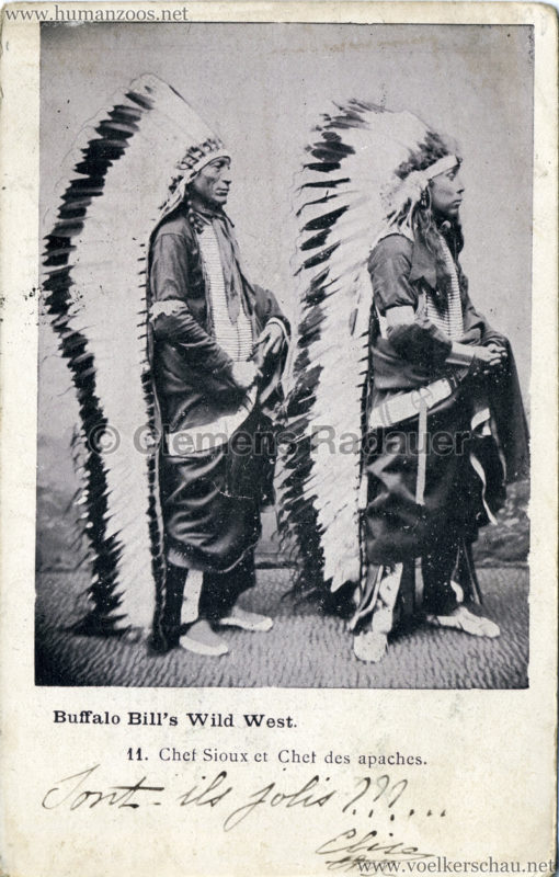 Buffalo Bill's Wild West - 11. Chef Sioux et Chef des apaches gel. 11.1905