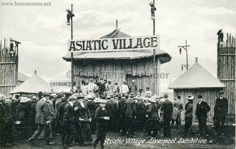 1913 Liverpool Exhibition - Asiatic Village