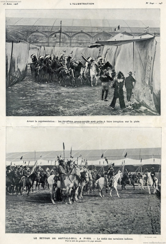 1905.04.15 L'Illustration No 3242 S. 243 - Le retour de Buffalo-Bill a Paris