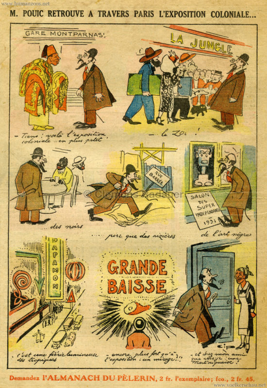 1931.12.02 Le Pelerin - M. Pouic retrouve a travers Paris l'Exposition Coloniale