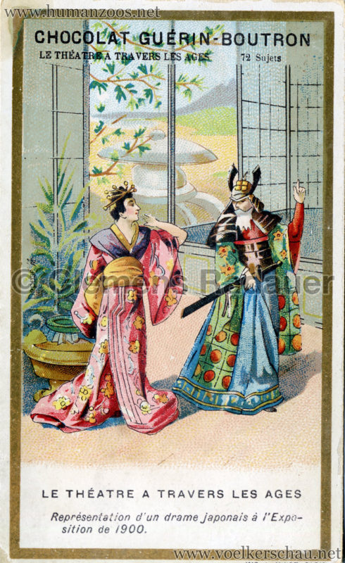 1900 Exposition Universelle de Paris - Le Theatre a travers les ages Japon