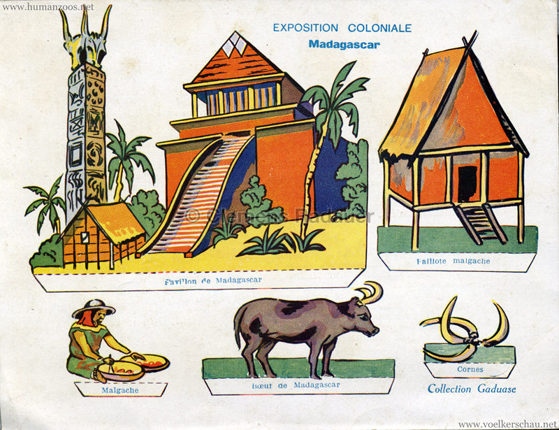 1931 Exposition Coloniale Internationale Paris - Collection Gaduase - Madagacar