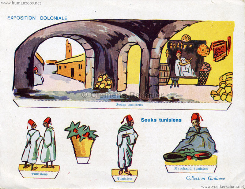 1931 Exposition Coloniale Internationale Paris - Collection Gaduase - Souks Tunisiens
