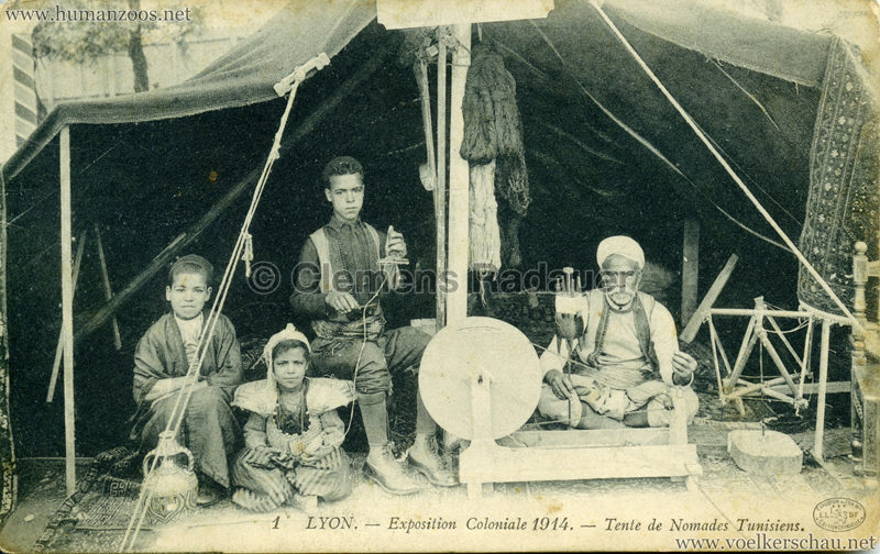 1914 Exposition Coloniale Lyon - 1. Tente de Nomades Tunisiens