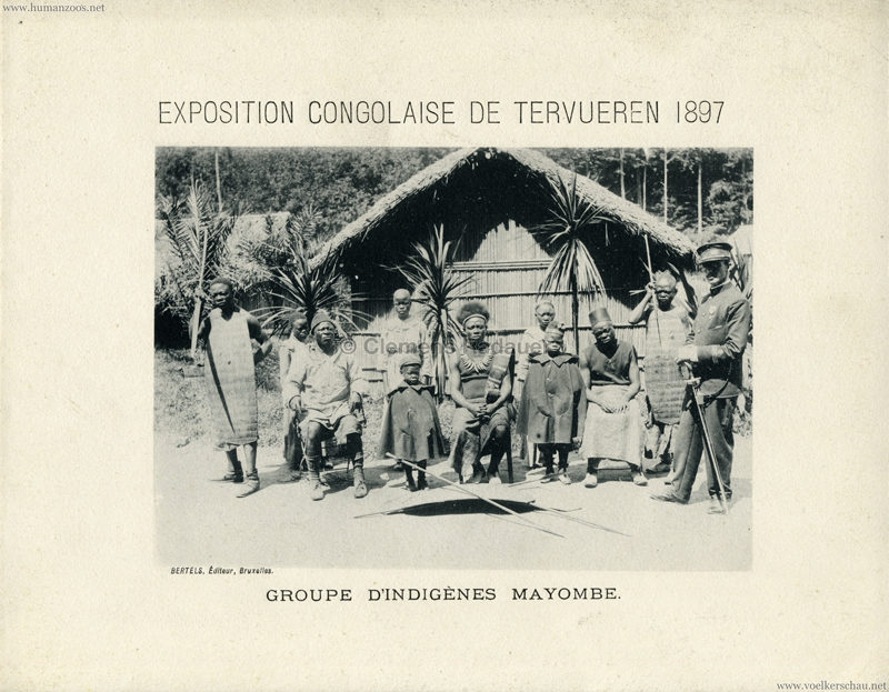 1897 Exposition Congolaise de Tervueren - Groupe d'Indigenes Mayombe