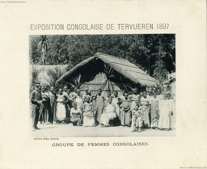 1897 Exposition Congolaise de Tervueren - Groupe de Femmes Congolaises