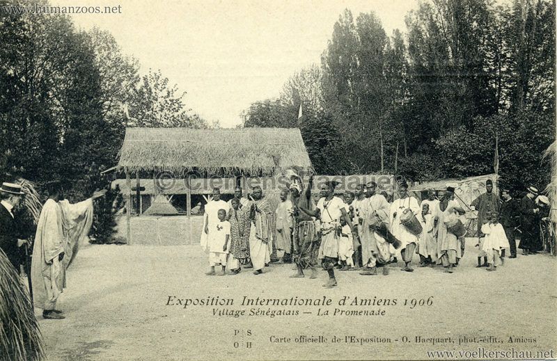 1906 Exposition Internationale d'Amiens - Village Sénegalais - La Promenade