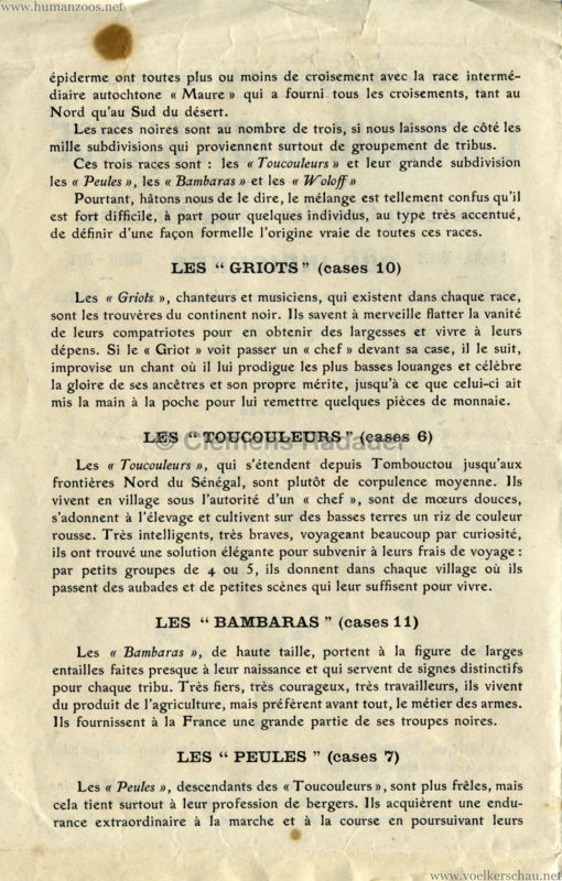 1910 L'Afrique Mystérieuse - Jardin d'Acclimatation PROGRAMM 2