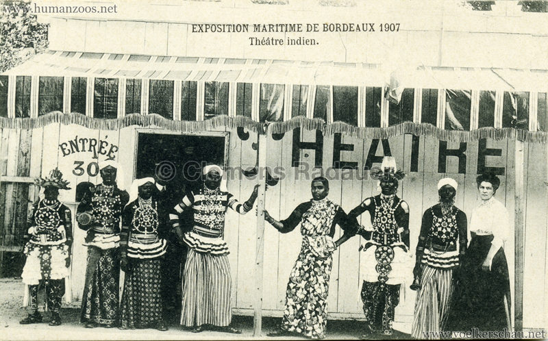 1907 Exposition de Bordeaux - Theatre Indien