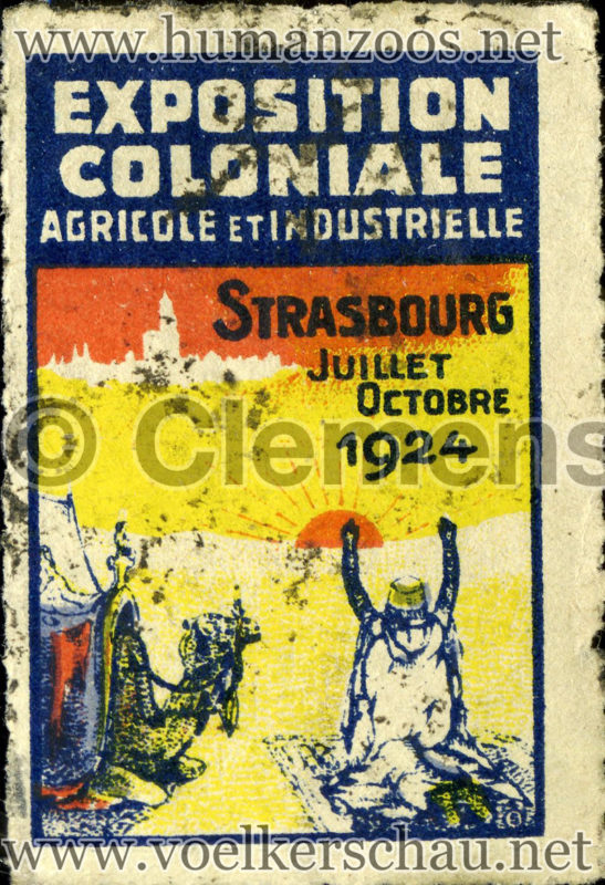 1924 Exposition Coloniale Strasbourg STAMP