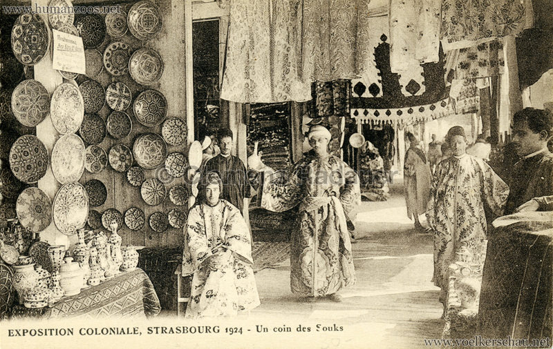 1924 Exposition Coloniale Strasbourg - Un coin de Souks