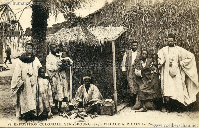 1924 Exposition Coloniale Strasbourg - Village Africain - 18. Le Piroguier