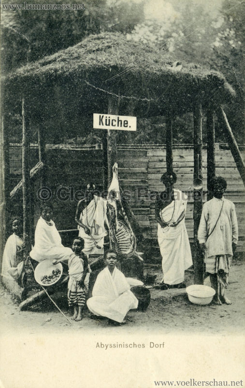 1905:1906 Abyssinisches Dorf 