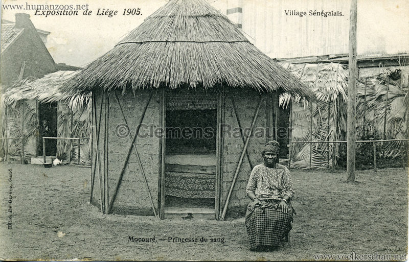 1905 Exposition de Liège - Village Sénégalais - Mocoure - Princesse du sang