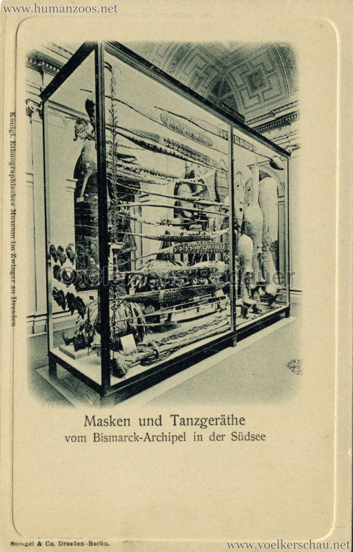Königl. Ethnographisches Museum im Zwinger zu Dresden - Masken und Tanzgeräthe vom Bismarck-Archipel in der Südsee