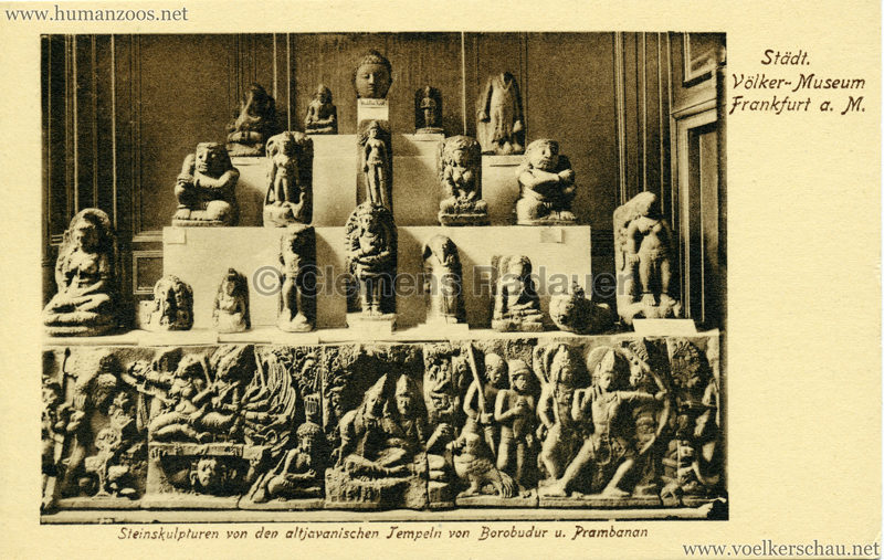 Städtisches Völker-Museum Frankfurt - Steinskulpturen von den altjavanischen Tempeln von Borobudur u. Prambanan