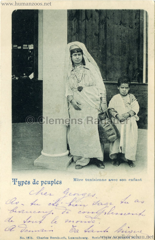 1894 Exposition Universelle d'Anvers - 1375. Mere tunisienne avec son enfant