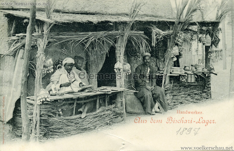 1899 Aus dem Bischari-Lager - Handwerker