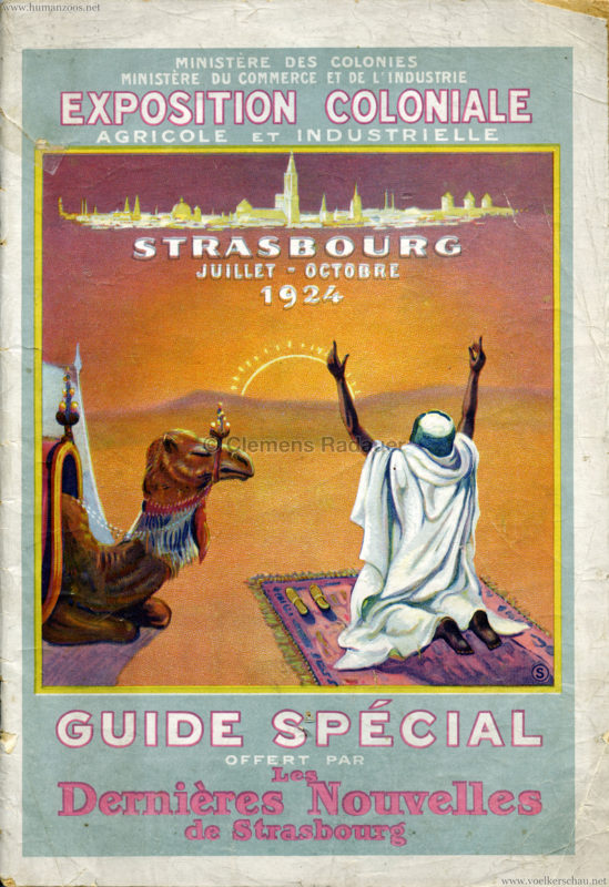1924 Exposition Coloniale Strasbourg - COVER