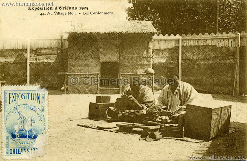 1905 Exposition d'Orleans - 44. Au Village Noir - Les cordonniers