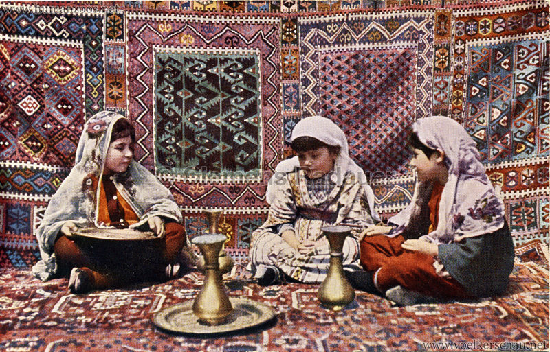 1910 Muhamedanische Ausstellung München - Muhamedanische Arbeiterinnen