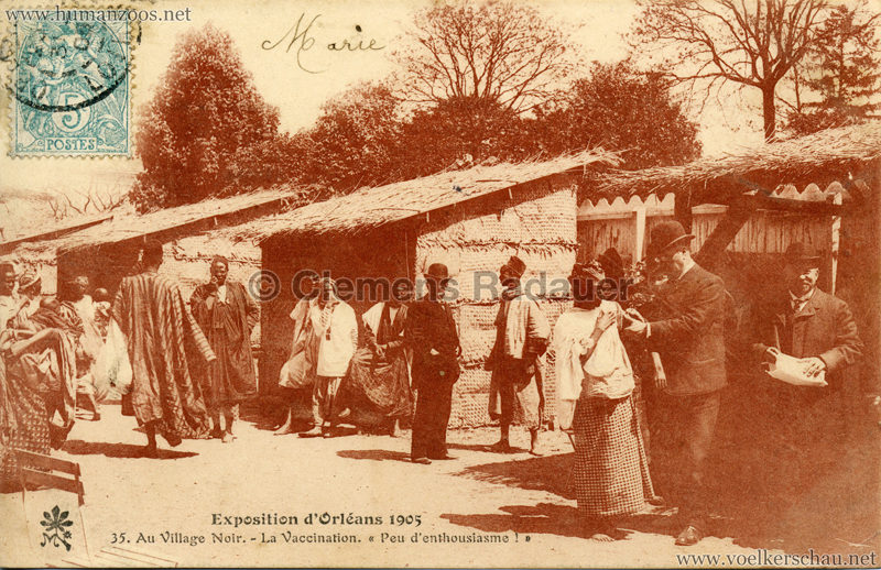 1905 Exposition d'Orleans - 35. La Vaccination 