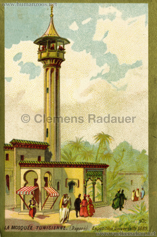 1889 Exposition Universelle Paris - La Mosquee Tunesienne